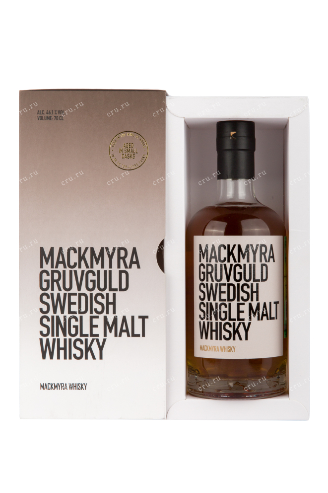 Бутылка виски Mackmyra Gruvguld 0.7 в подарочной упаковке