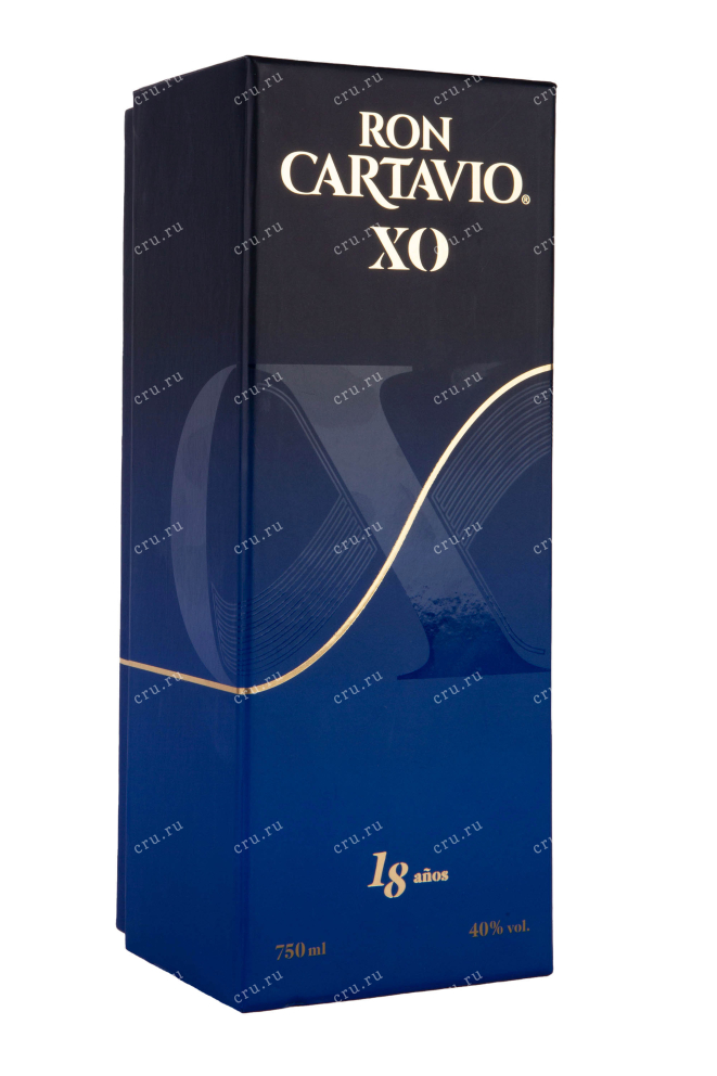 Подарочная коробка Cartavio XO 0.75 л