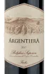 Этикетка вина Argentiera Bolgheri Superiore 2018 0.75 л