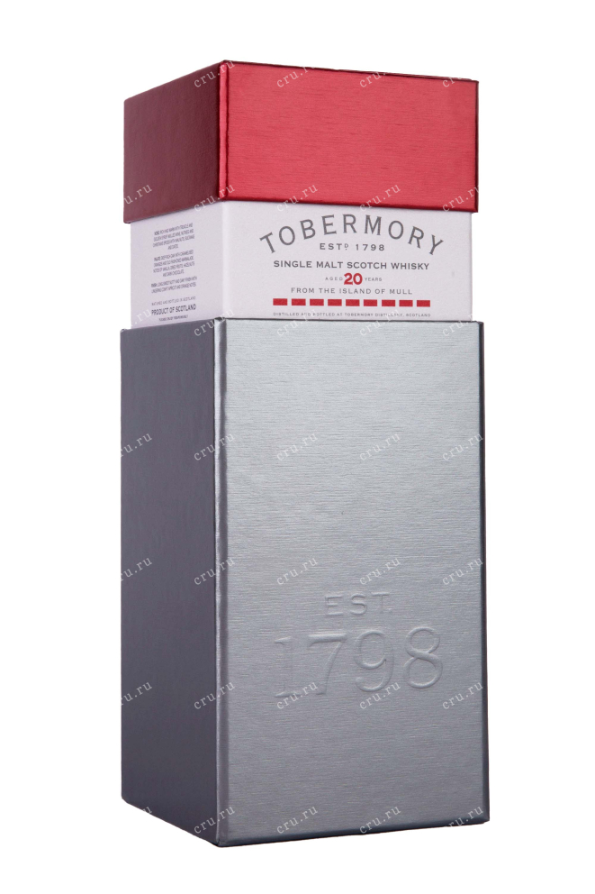 Подарочная коробка Tobermory 20 years in gift box 0.7 л