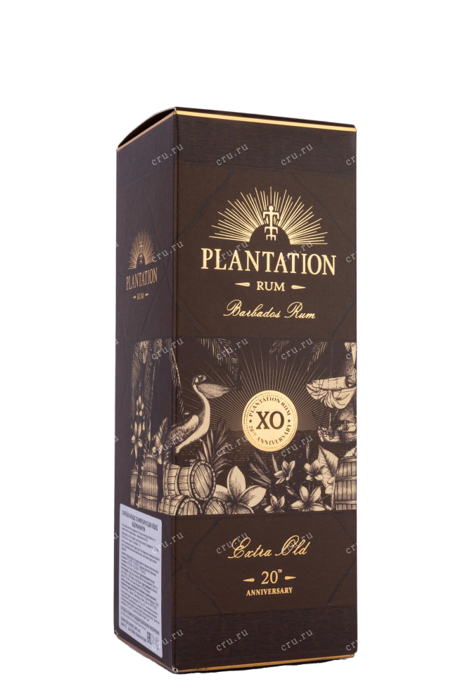 Подарочная коробка Plantation Barbados XO 20th Anniversary 0.7 л