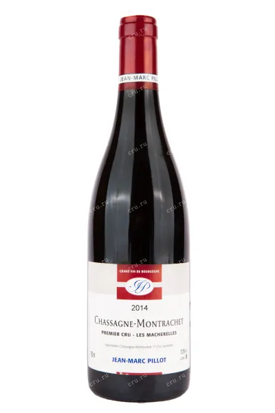 Вино Chassagne Montrachet Premier Cru Les Macherelles Jean Marc Pillot 2014 0.75 л