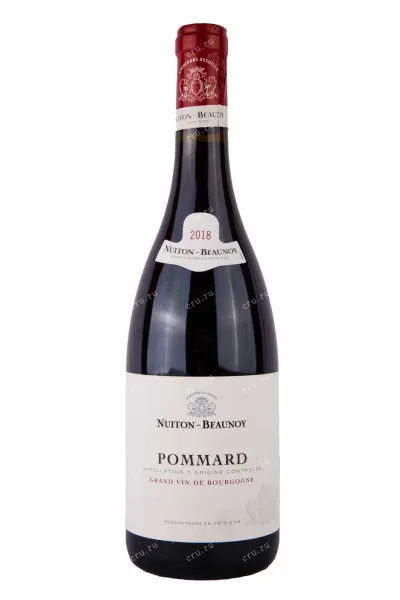 Вино Nuiton-Beaunoy Pommard 2018 0.75 л