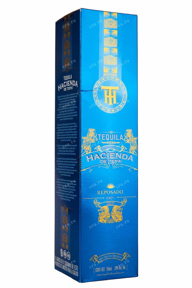 Подарочная коробка Hacienda de Tepa Reposado in gift box 0.75 л