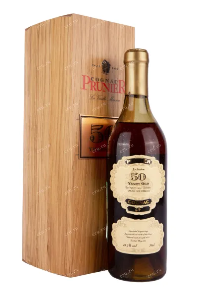 Коньяк Prunier 50 years  Petite Champagne 0.7 л