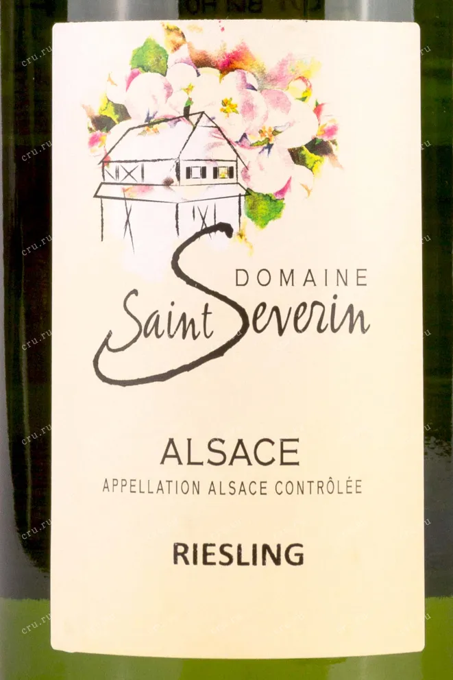 Этикетка Domaine Saint Severin Riesling 0.75 л