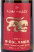 Этикетка Alma Valley Rieslaner 2021 0.75 л