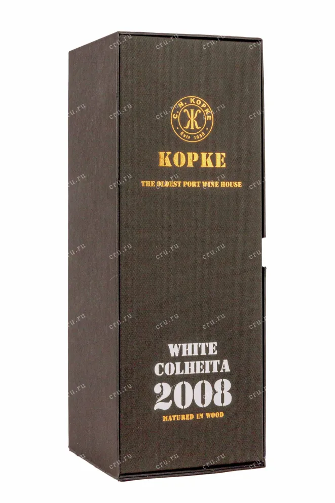 Подарочная коробка Kopke Colheita White Porto in gift box 2008 0.75 л