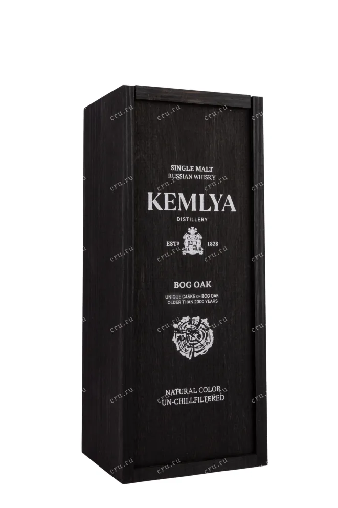 Виски Kemlya Bog Oak wooden box  0.7 л