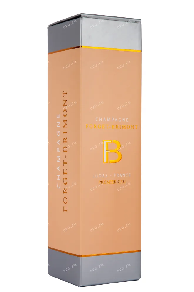 Подарочная коробка игристого вина Forget-Brimont Brut Rose Premier Cru gift box 0.75 л