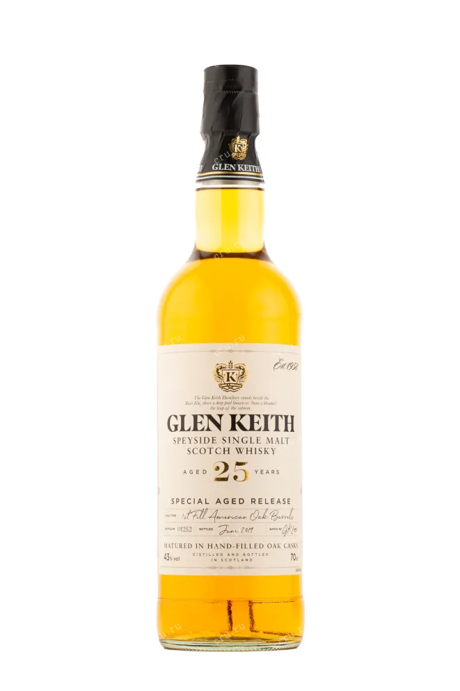 Виски Glen Keith 25 years  0.7 л