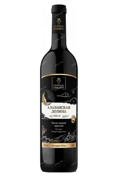 Вино Chateau Orkhevi Alasanskaya dolina Red semi-sweet  0.75 л