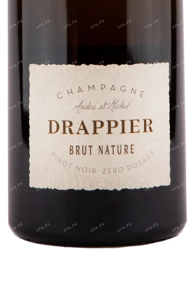 Этикетка игристого вина Drappier Andre et Michel Brut Nature 1.5 л