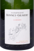Этикетка Bonnet Gilmert La Réserve Grand Cru Blanc de Blancs Brut  2019 0.75 л