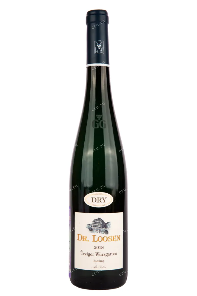 Вино Dr. Loosen Urziger Wurzgarten Riesling Dry Grosses Gewächs Old Vines Qualitätswein 2018 0.75 л