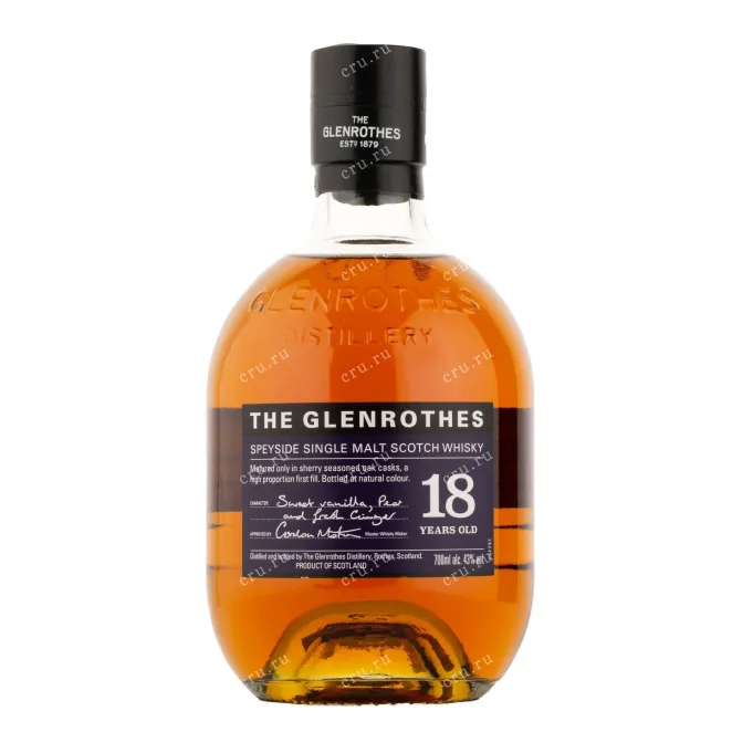 Виски Glenrothes 18 years  0.7 л