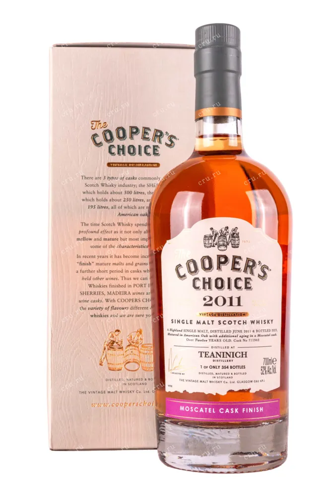 Виски The Coopers Choice Teaninich Moscatel gift box   0.7 л