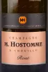 Этикетка игристого вина M. Hostomme Brut Rose 0.75 л