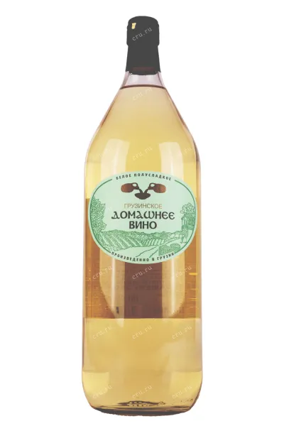 Вино Georgian Homemade Wine Semi-sweet 2021 2 л