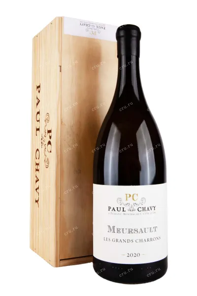 Вино Paul Chavy Les Grands Charrons Meursault in gift box 2020 1.5 л