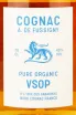 Этикетка A. de Fussigny Pure Organic VSOP 0.7 л