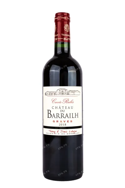 Вино Chateau du Barrailh Graves 2018 0.75 л