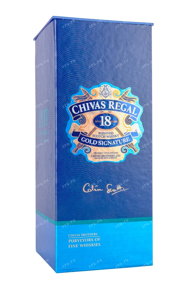 Подарочная коробка Chivas Regal 18 years in gift box 1 л