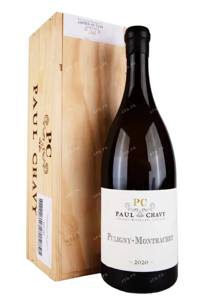 Вино Paul Chavy Puligny-Montrachet in gift box 2020 1.5 л