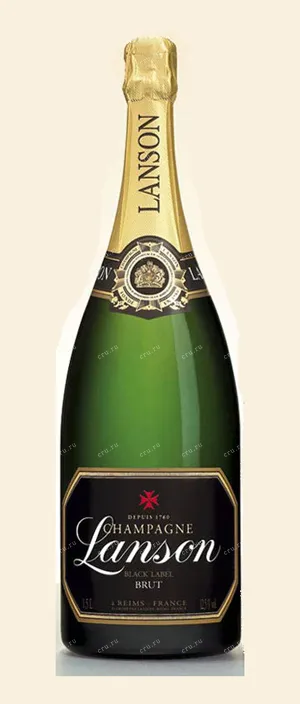 Шампанское Lanson Black Label Brut gift box  0.75 л