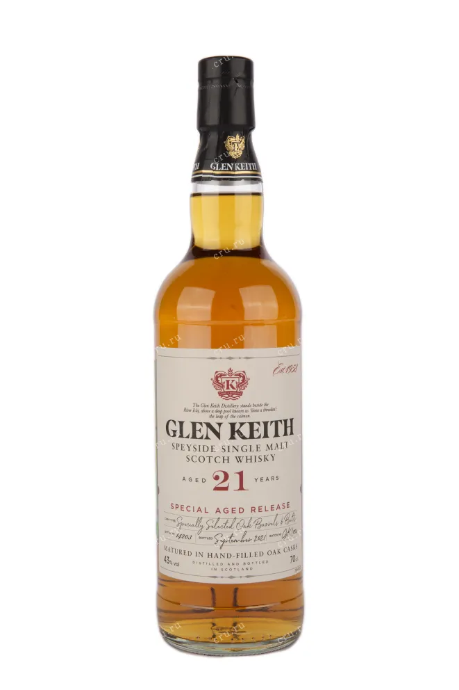 Виски Glen Keith 21 years  0.7 л