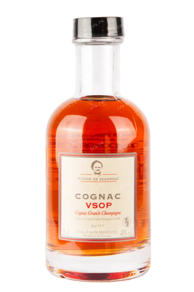 Коньяк Pierre de Segonzac VSOP with gift box  Grande Champagne 0.2 л