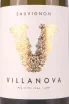 Этикетка Villanova Sauvignon Collio  0.75 л