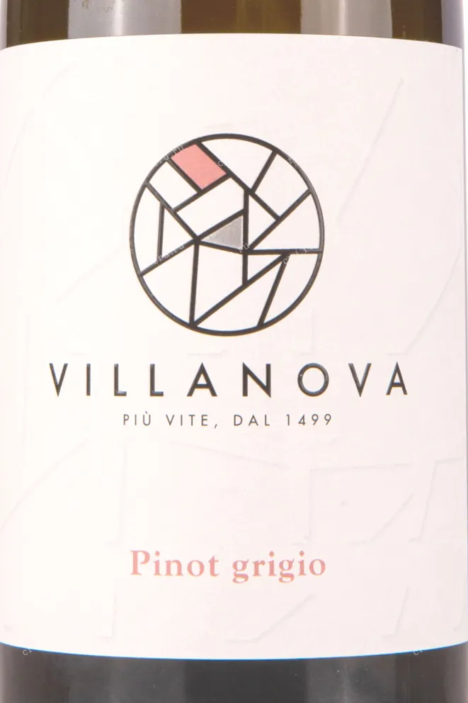 Этикетка Villanova Pinot Grigio Friuli Isonzo  0.75 л