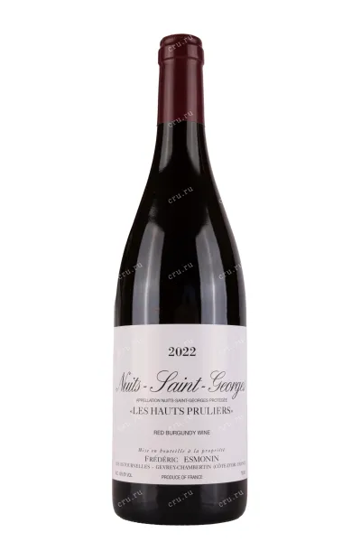 Вино Frederic Esmonin Nuits-Saint-Georges Les Hauts Pruliers 2022 0.75 л