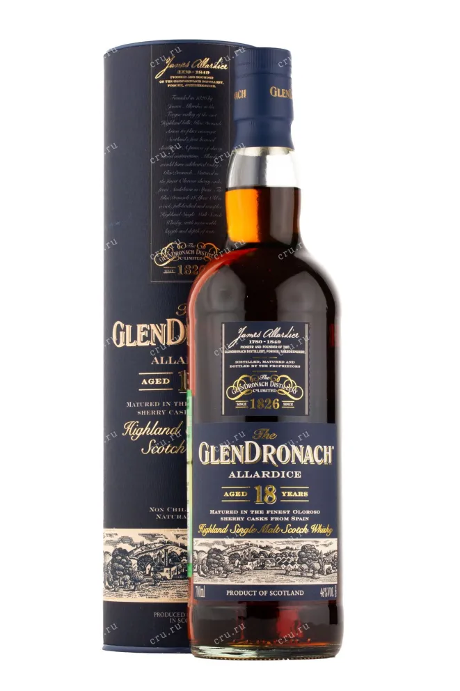 Виски Glendronach Allardice 18 years  0.7 л