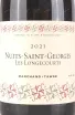 Этикетка Marchand-Tawse Nuits-Saint-Georges Les Longecourts 2021 0.75 л