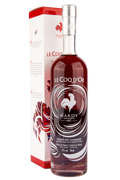 Пино де Шарант Hardy Le Coq d'Or Rose in gift box 2019 0.75 л