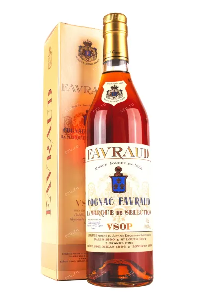 Коньяк Favraud VSOP in gift box   0.7 л