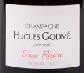 Этикетка игристого вина Hugues Godme A Verzenay Douce Reserve Premier Cru 0.75 л