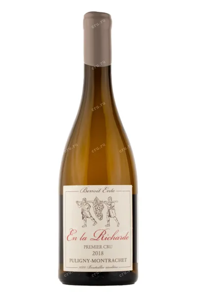 Вино Puligny-Montrachet Premier Cru En La Richarde Benoit Ente 2018 0.75 л