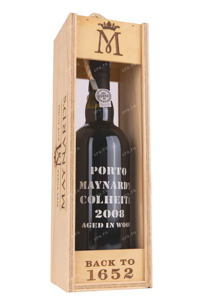 В деревянной коробке Maynards Colheita Porto wooden box 2008 0.75 л