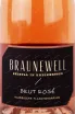 Этикетка Braunewell Rose Brut 2020 0.75 л