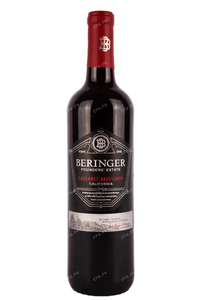 Вино Beringer Founders Estate Cabernet Sauvignon 2018 0.75 л