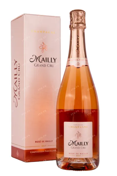 Шампанское Mailly Rose de Mailly Brut gift box 2016 0.75 л