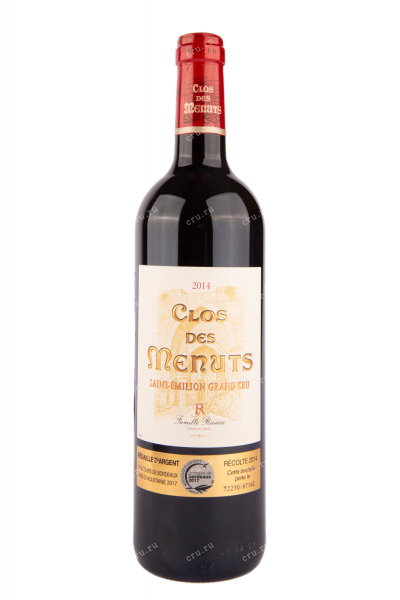 Вино Maison Riviere Clos de Menuts Saint-Emilion Grand Cru  2014 0.75 л