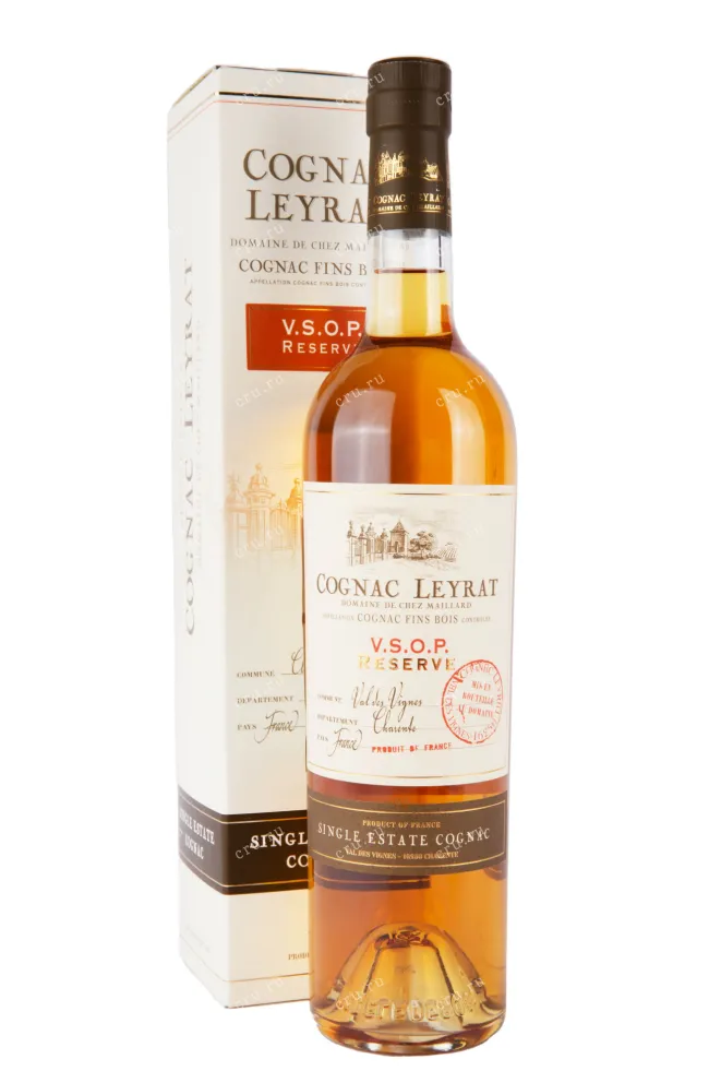 Коньяк Leyrat VSOP gift box   0.7 л