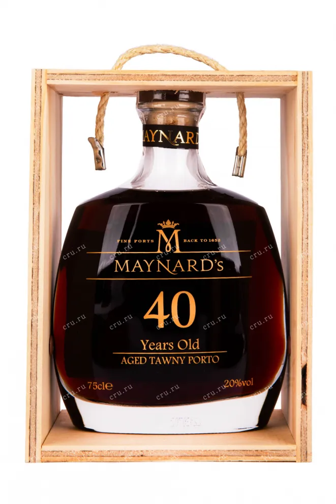 Портвейн Maynards Tawny 40 years with gift box 1980 0.75 л