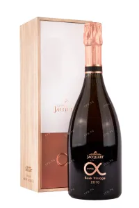 Шампанское Jacquart Cuvee Alpha Rose Vintage with gift box 2010 0.75 л