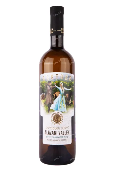Вино Gartoba Alazani Valley White 2017 0.75 л