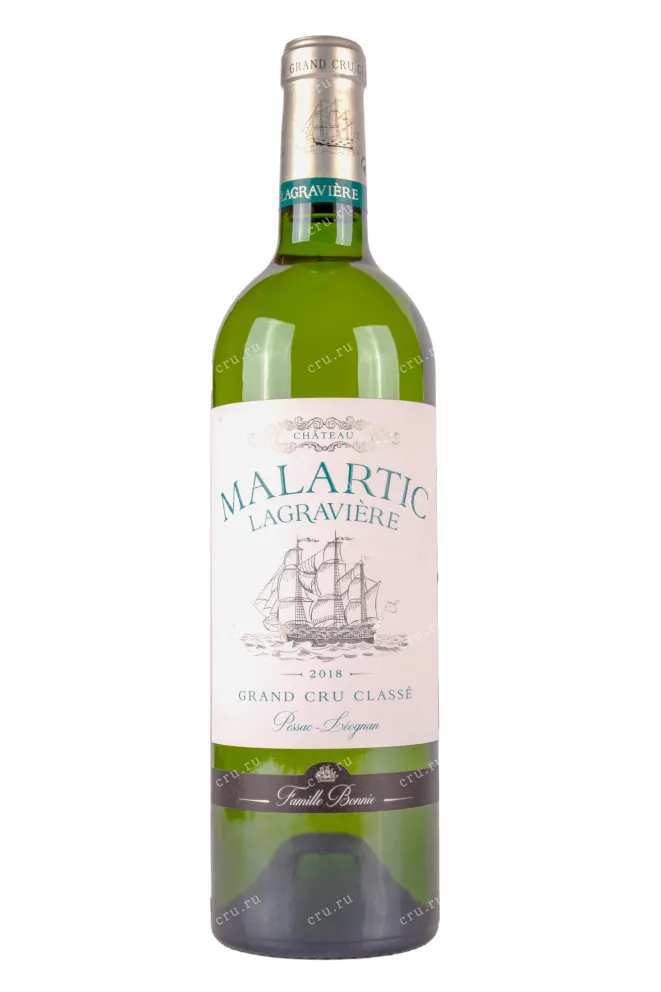 Вино Chateau Malartic Lagraviere Pessac Leognan Blanc 2018 0.75 л